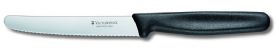 Victorinox Black 11cm Serrated Tomato Knife